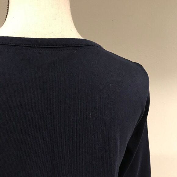Navy blue sequin star top - Picture 8 of 11